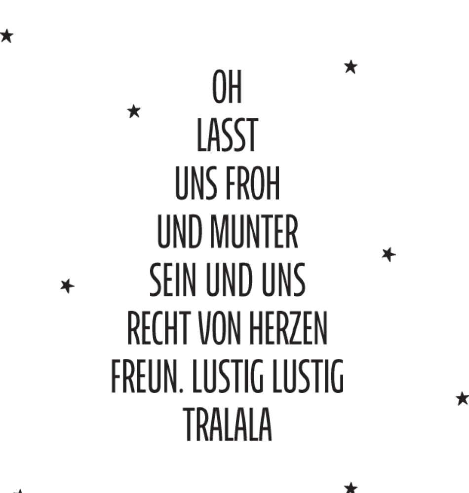 Spruch lasst uns froh und munter sein